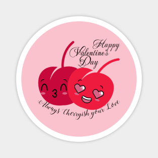 Cherries in love 🍒 Magnet